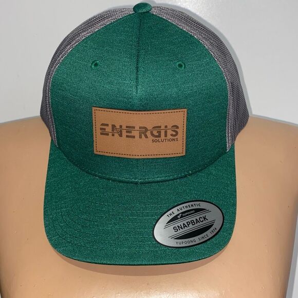 Team 365 Men's Energis Solutions Authentic Snapback Trucker Cap Hat Adjustable - Picture 1 of 8